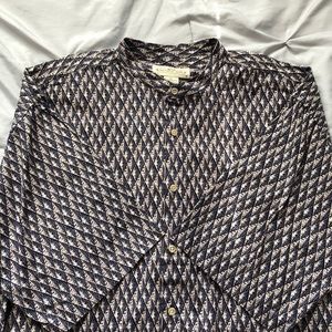 Mandarin collar top
